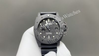 VS Factory Panerai Submersible Pam979 Carbon Fiber Case 47mm P9010 Movement watch